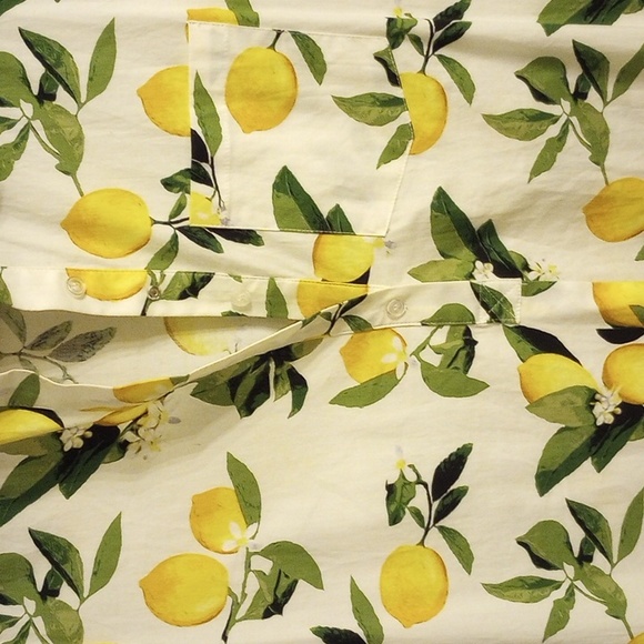 Cynthia Rowley Dress, Size Small, Lemons Ruffled - Picture 4 of 8